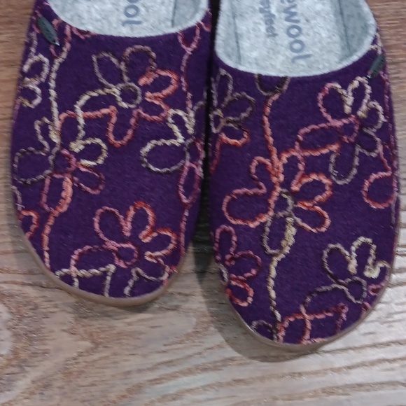 PUREWOOL COSYFEET floral slippers... #5716 - Picture 4 of 7